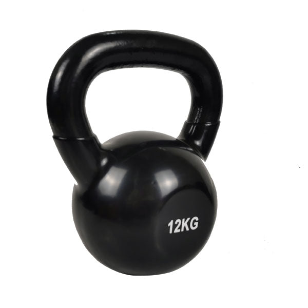 12 Kg Black Kettlebell