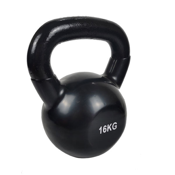 16 Kg Black Kettlebell