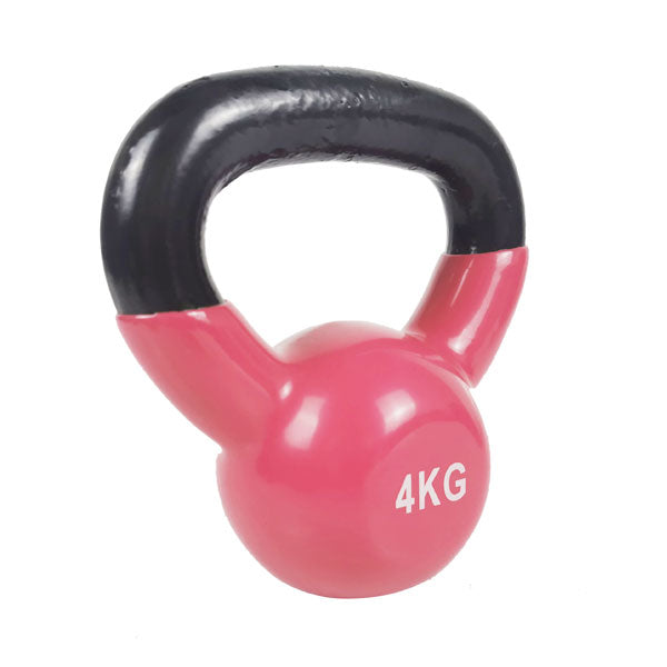 4 Kg Pink Kettlebell For Home Fitness